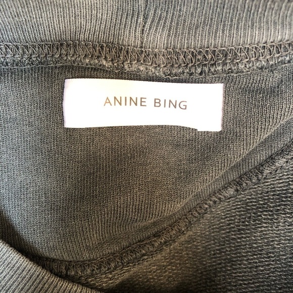 ANINE BING Reworked/Upcycled Crewneck Graphic Sweatshirt Size M - Picture 5 of 8